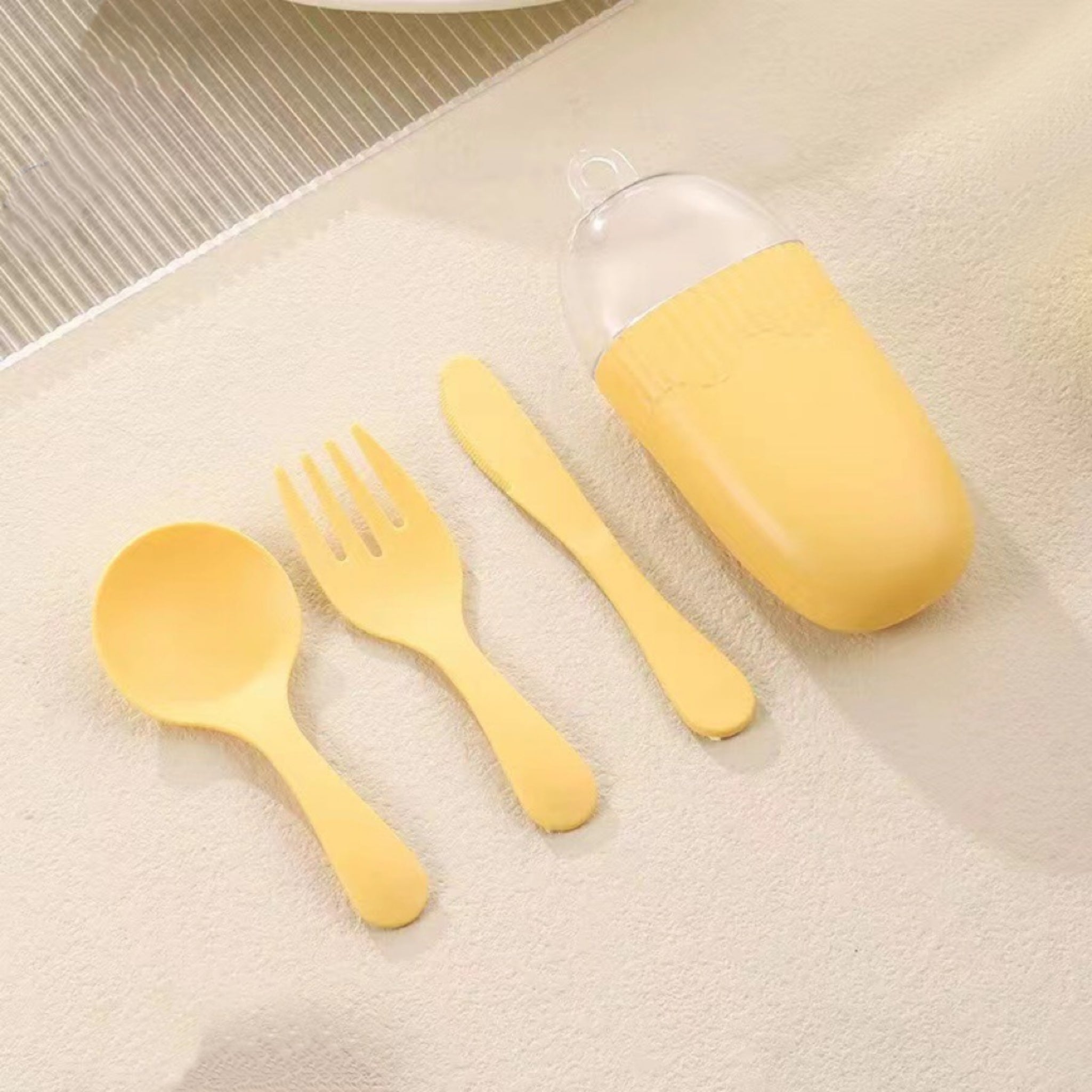 Kids’ Portable Plastic Cutlery Set