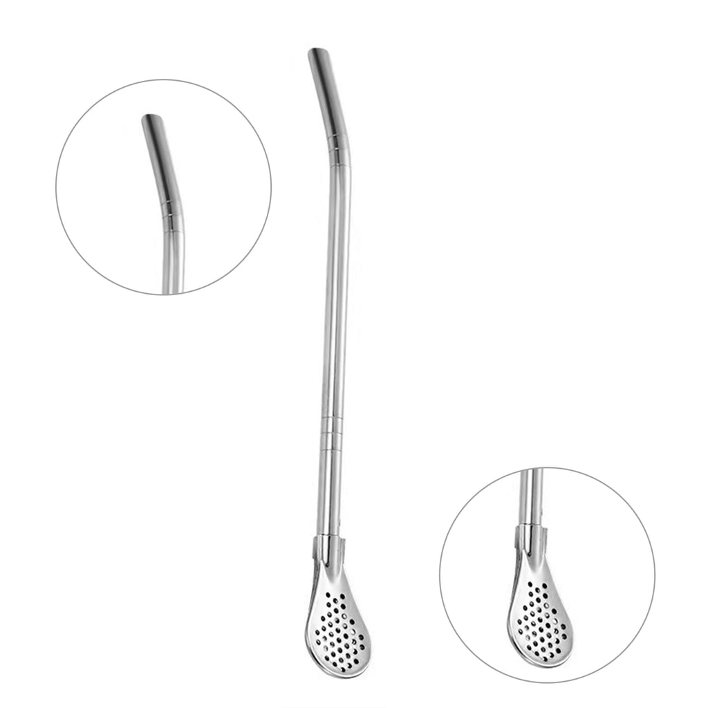 Spoon Straws 304 Stainless Steel With Filter Spoon