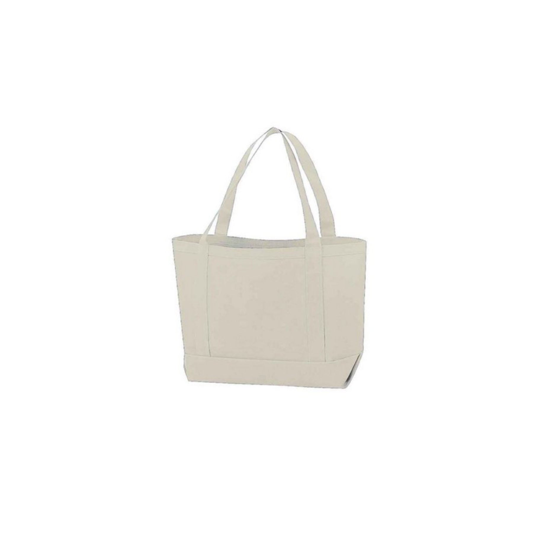 Classic Solid Color Canvas Tote Bag