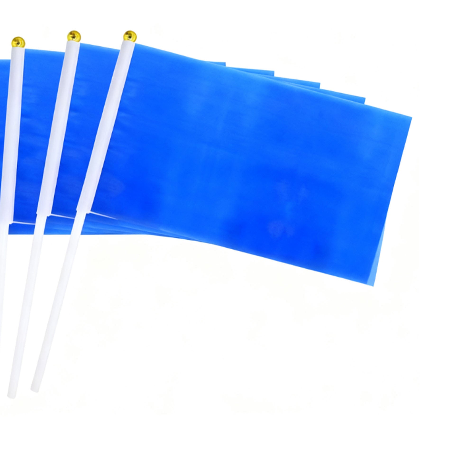 Solid Color Handheld Polyester Hand Waving Flag