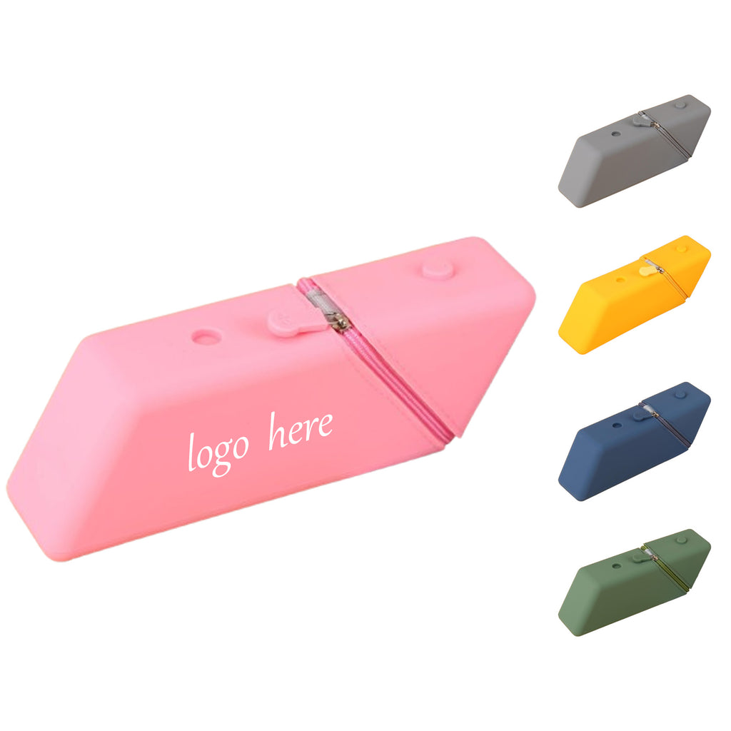 Silicone Zippered Pencil Case