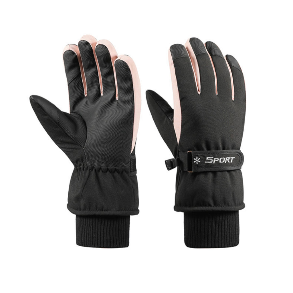 Skiing Gloves Fleece Touchscreen Waterproof Windproof