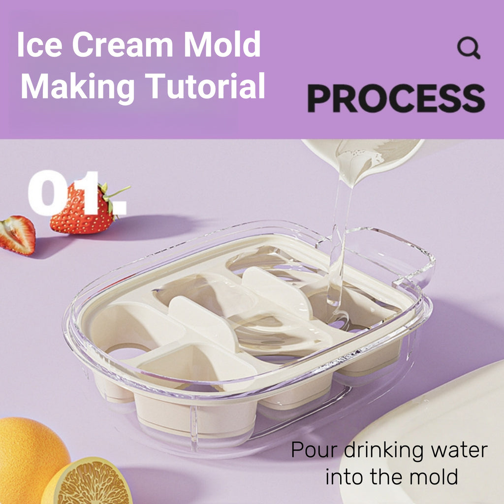 Food-grade Ice Cube Tray With Lid