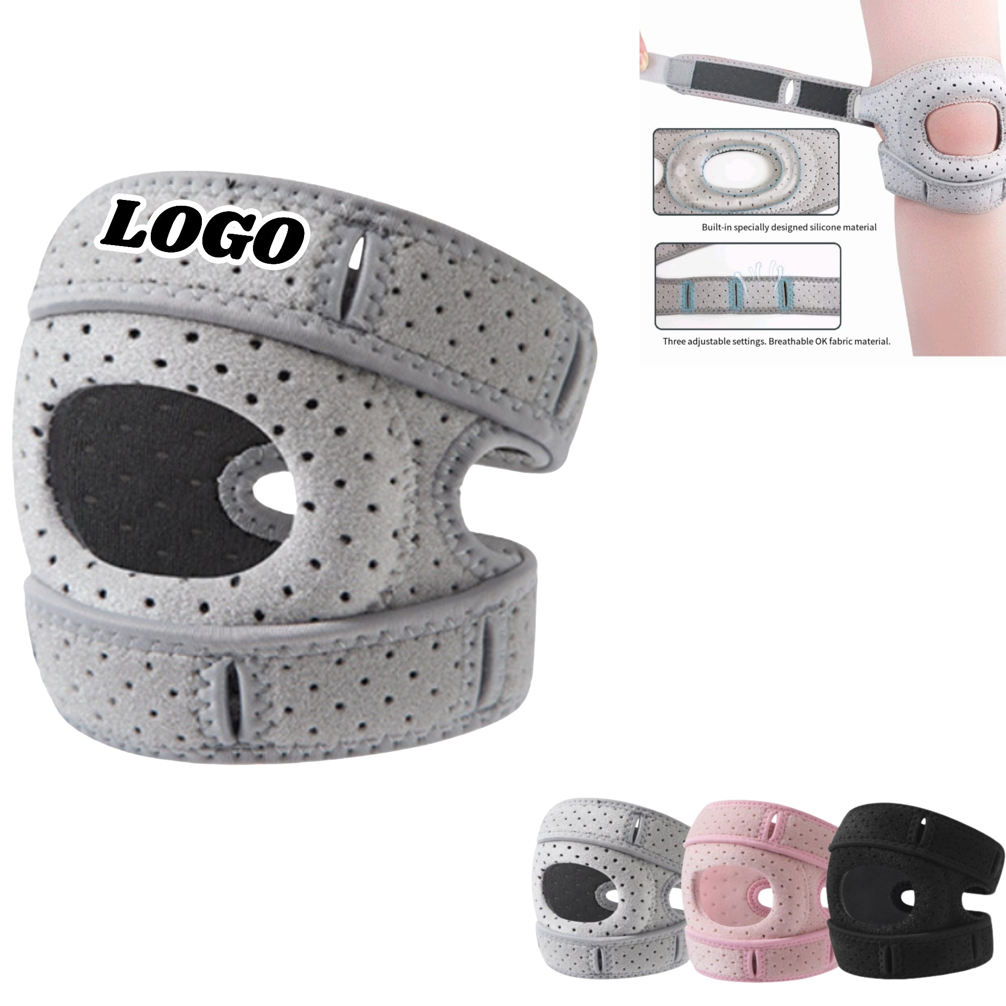 Patella Knee Brace Adjustable For Run Jump Support