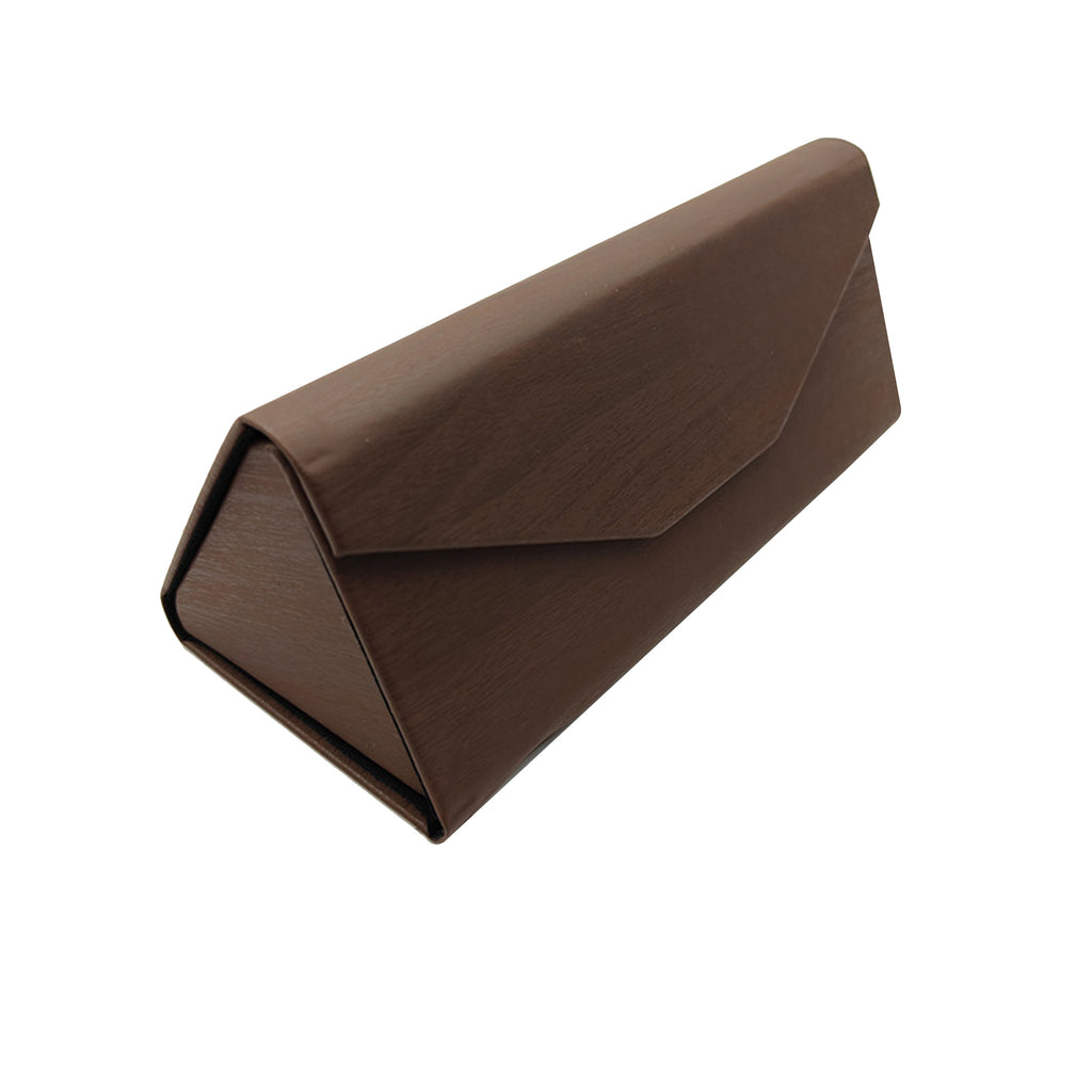 Triangle Foldable Glasses Case with Magnetic Closure