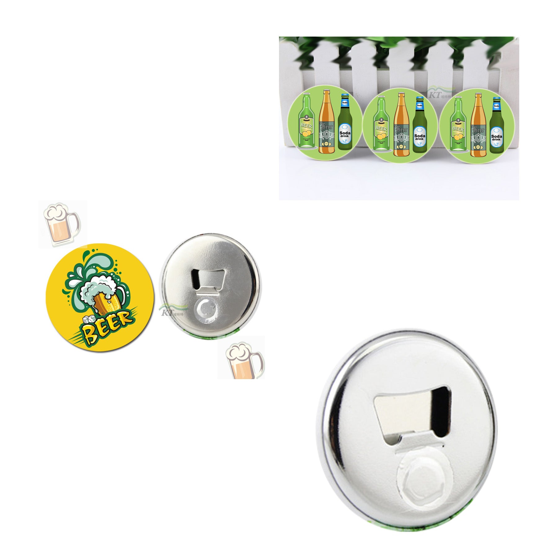 Tinplate Magnetic Bottle Opener
