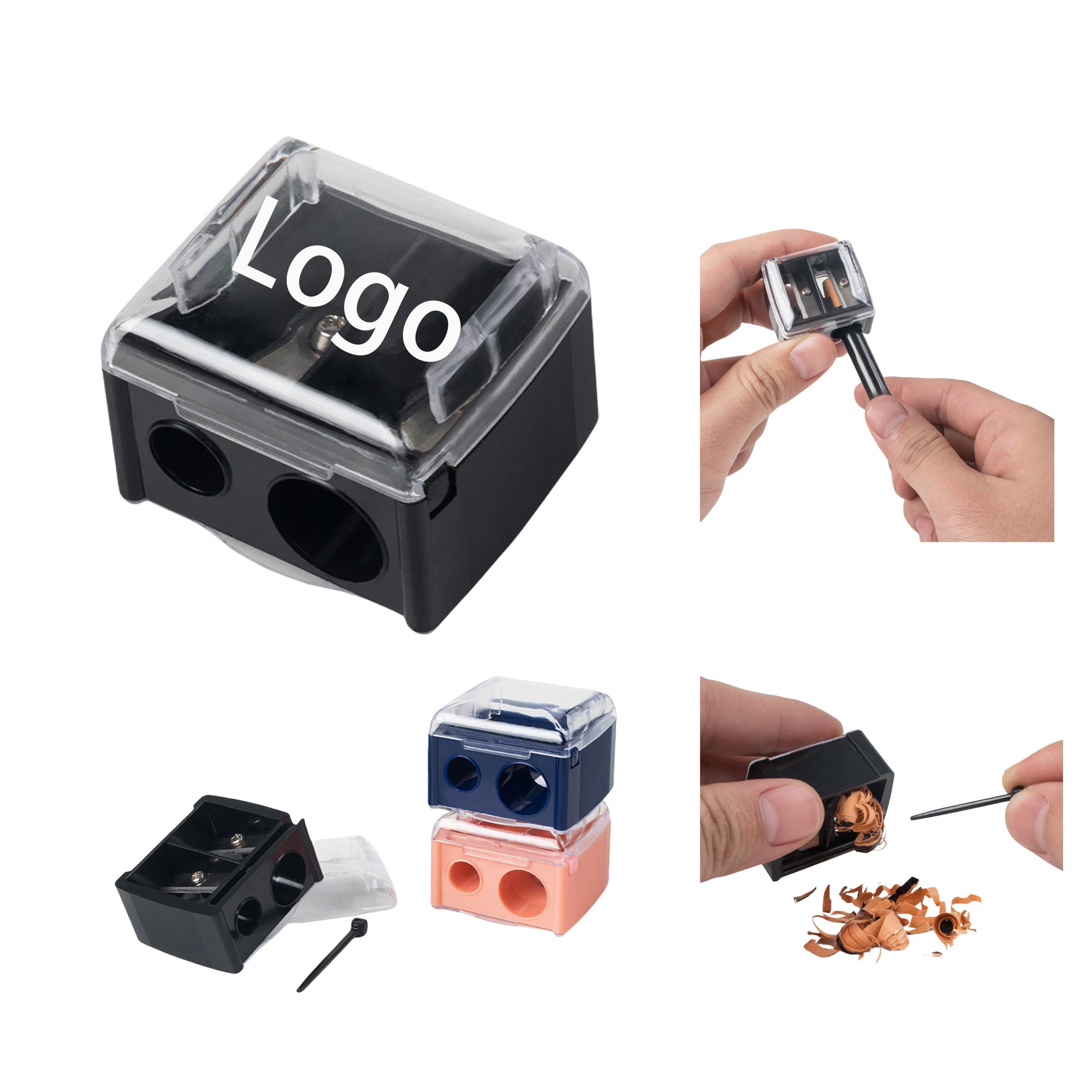 Dual-Hole Pencil Sharpener