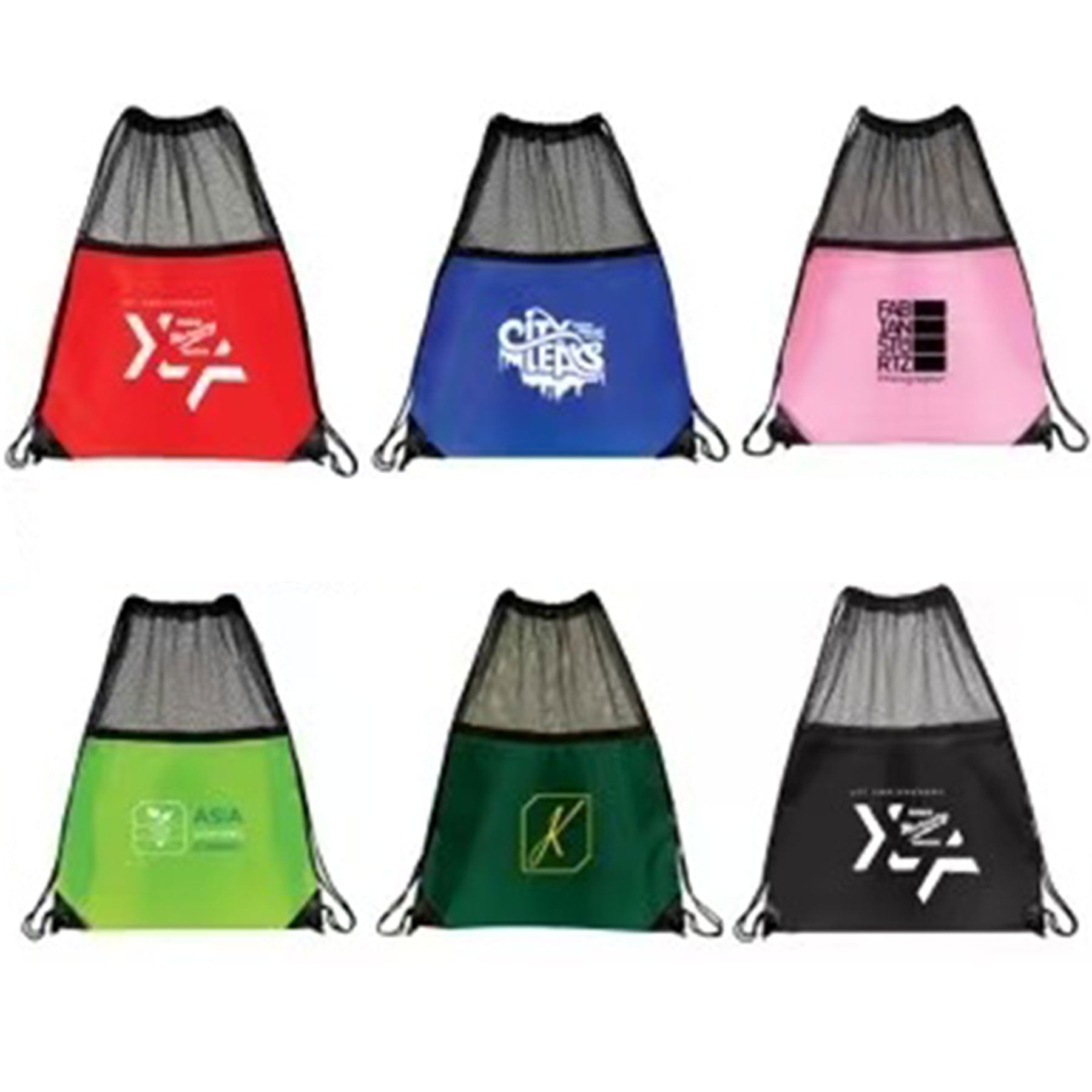 Mesh Drawstring Backpack