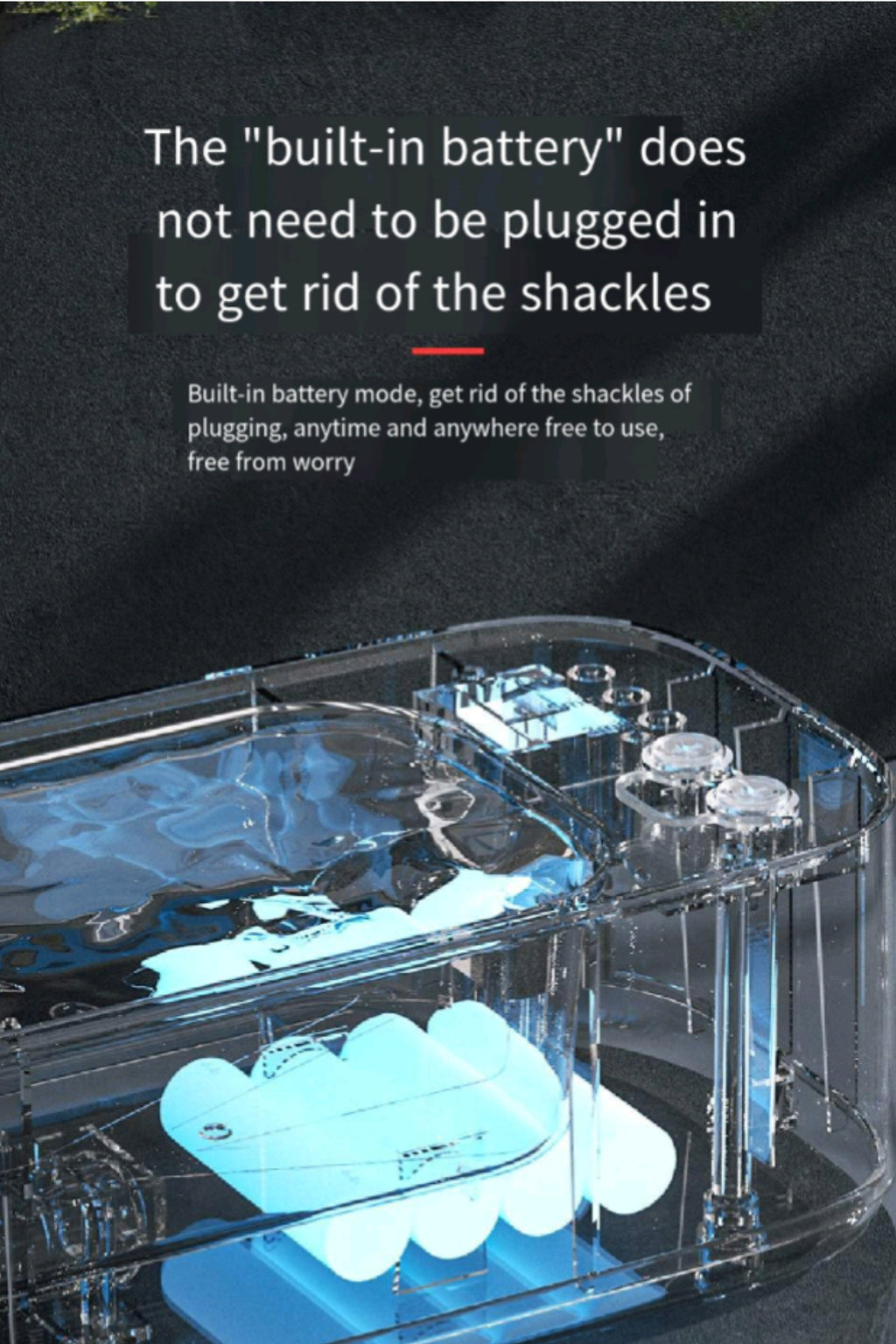 3 Mode Adjustment Glasses Cleaning Machine