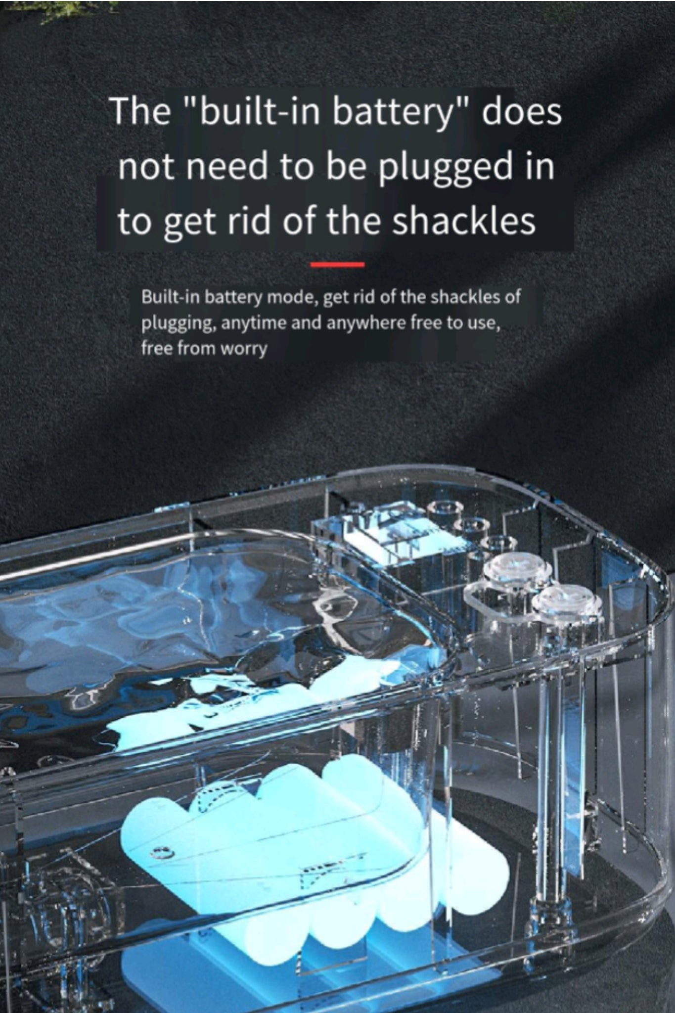 3 Mode Adjustment Glasses Cleaning Machine