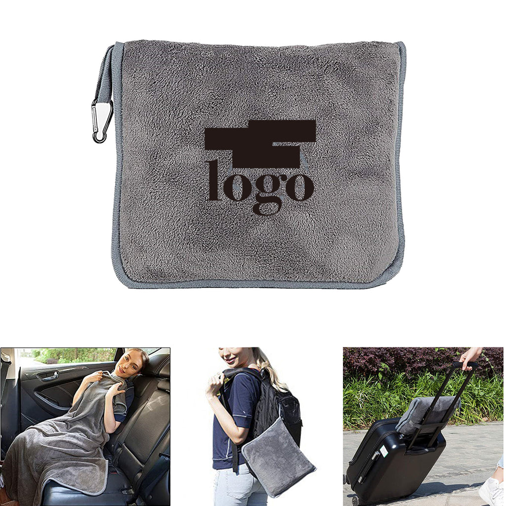 2 in 1 Travel Blanket Pillow