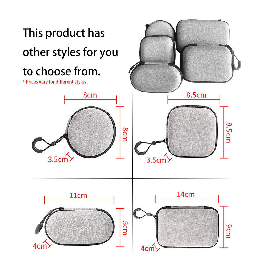 Hard Case EVA Data Cable Storage Bag