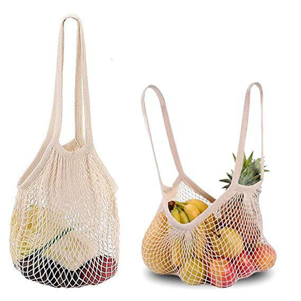 Long Portable Cotton Environmental Net Bag