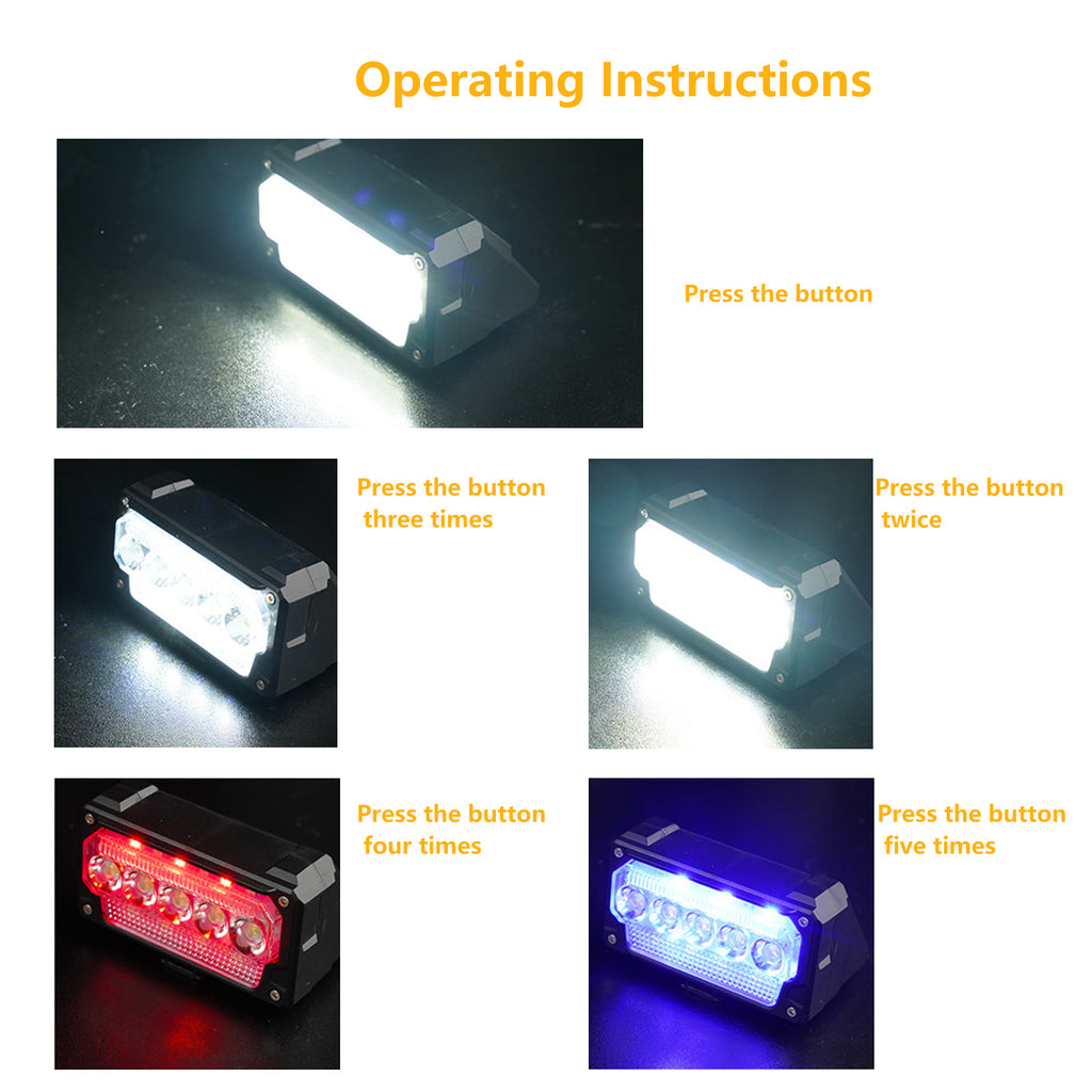 Rechargeable Bicycle Lights Ultra Bright for Night Riding