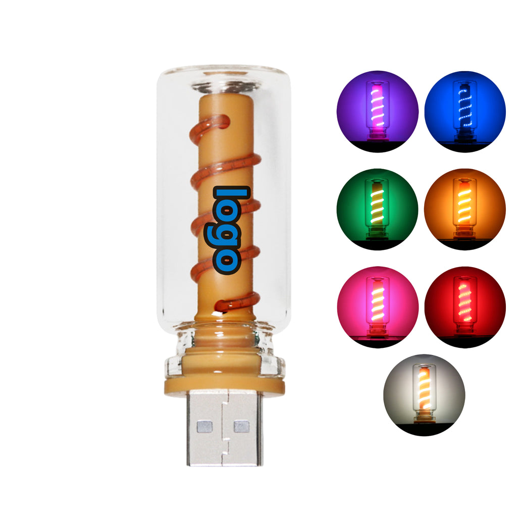 Usb Night Light For Car Camping Party Glass Bottle Bulb