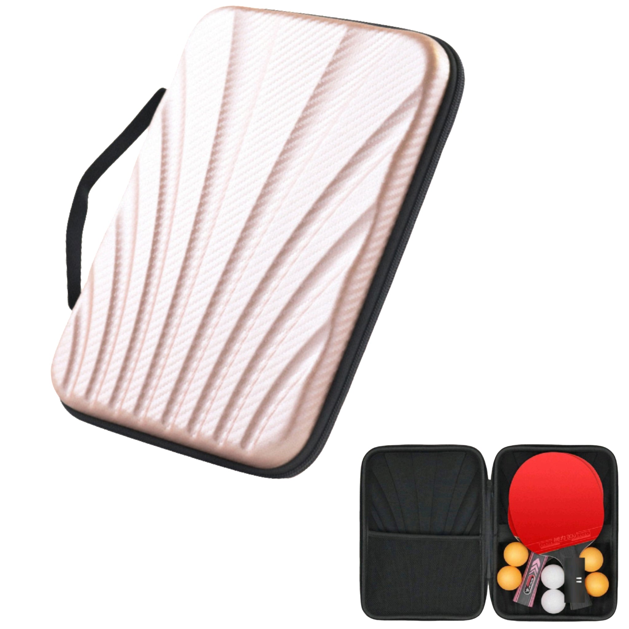 Crush Proof Hard Case Table Tennis Paddle Waterproof