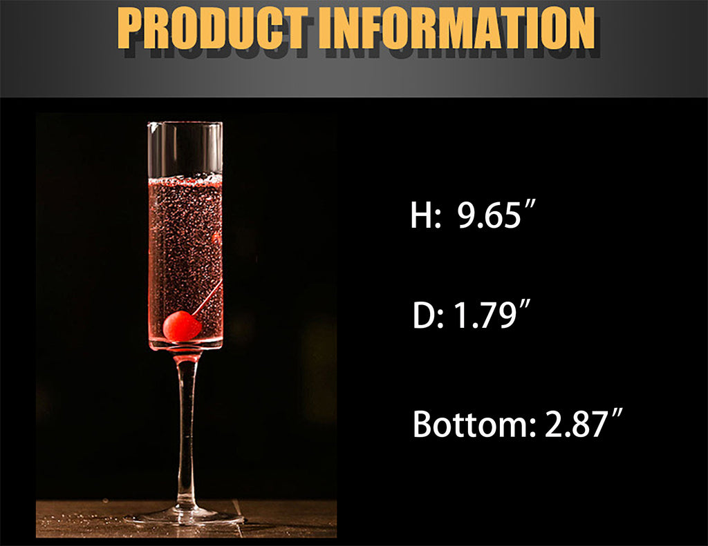 205ml Champagne Flute Glasses