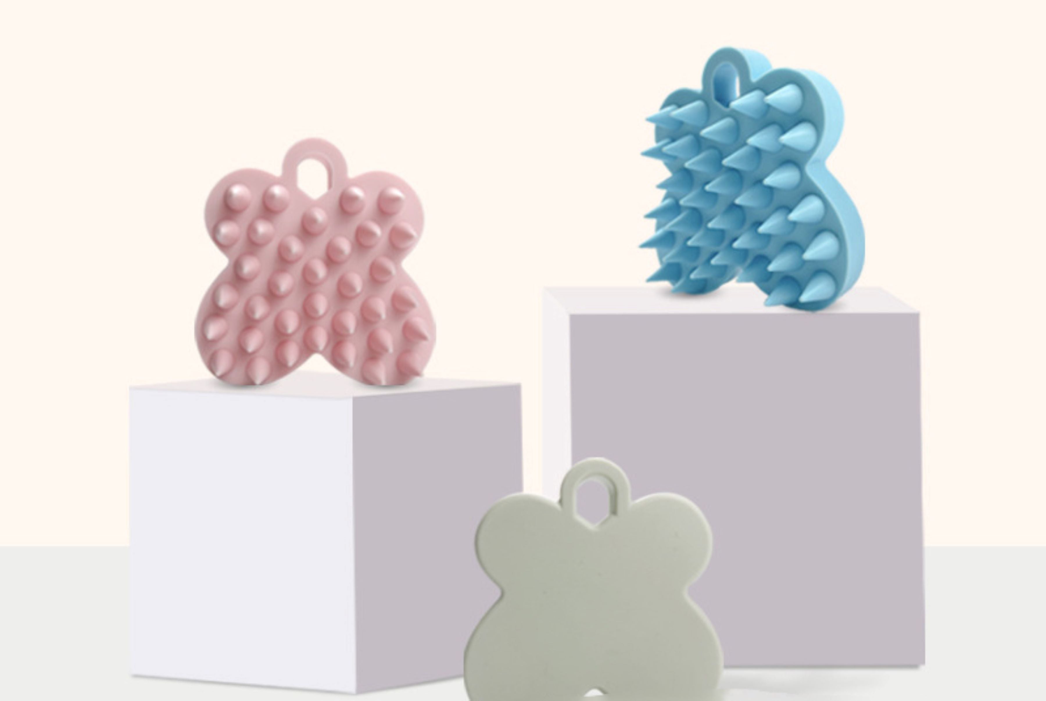 Silicone Scalp Massage Shampoo Brush