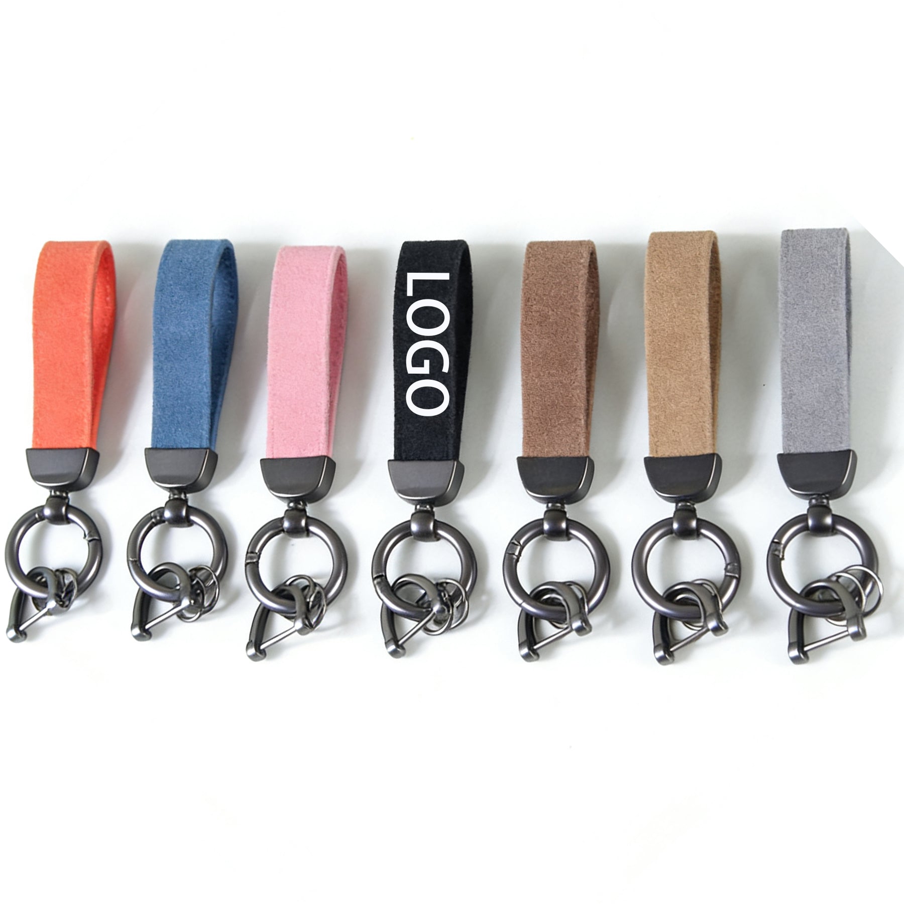 Suede Keychains