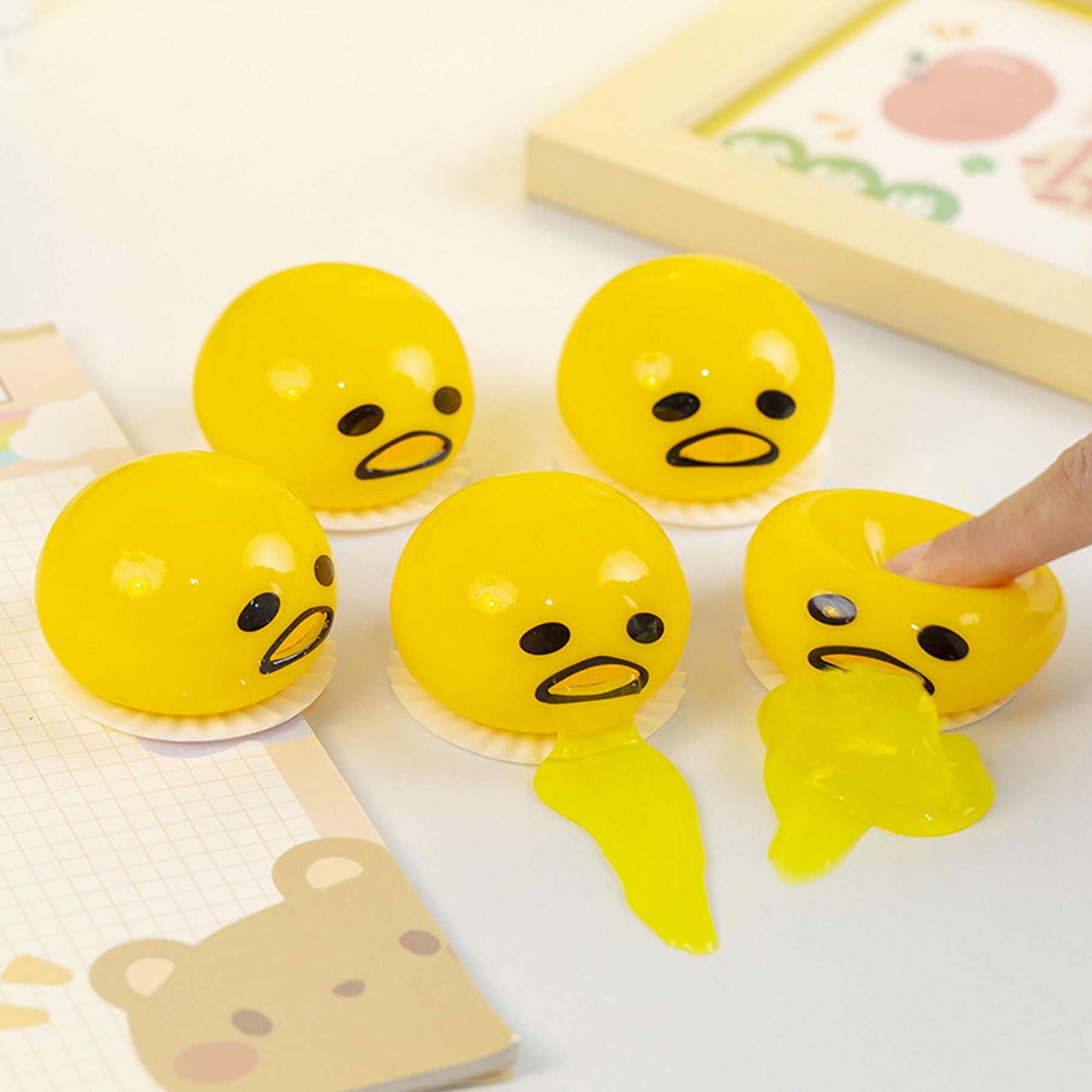 Vomit And Sucking Egg Yolk Ball