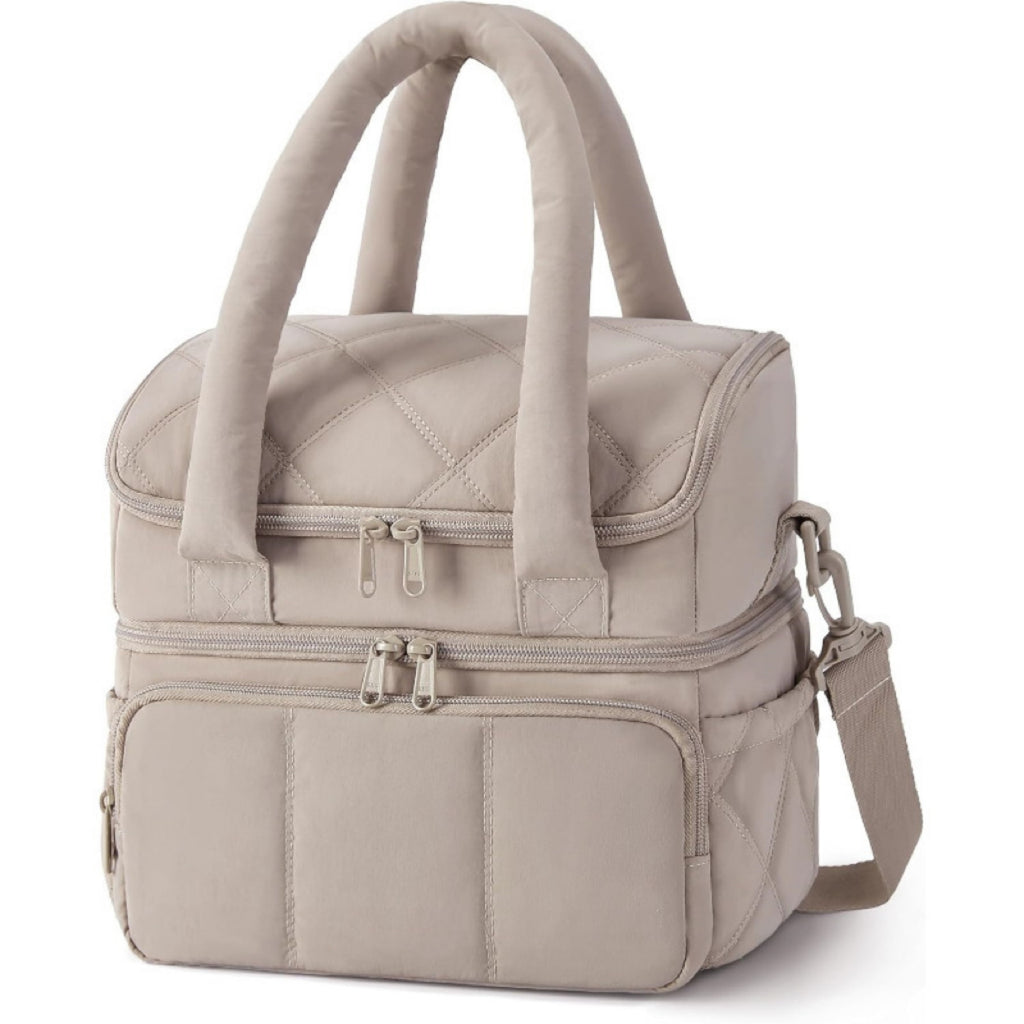 Double-Compartment Women's Lunch Tote