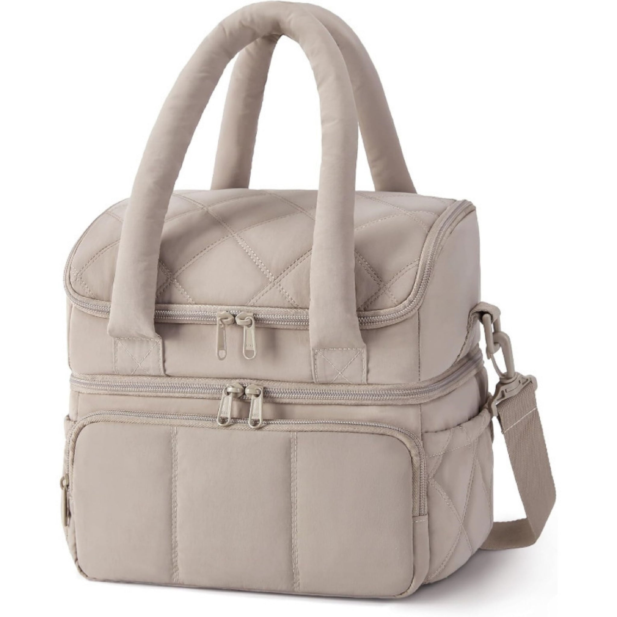 Double-Compartment Women's Lunch Tote