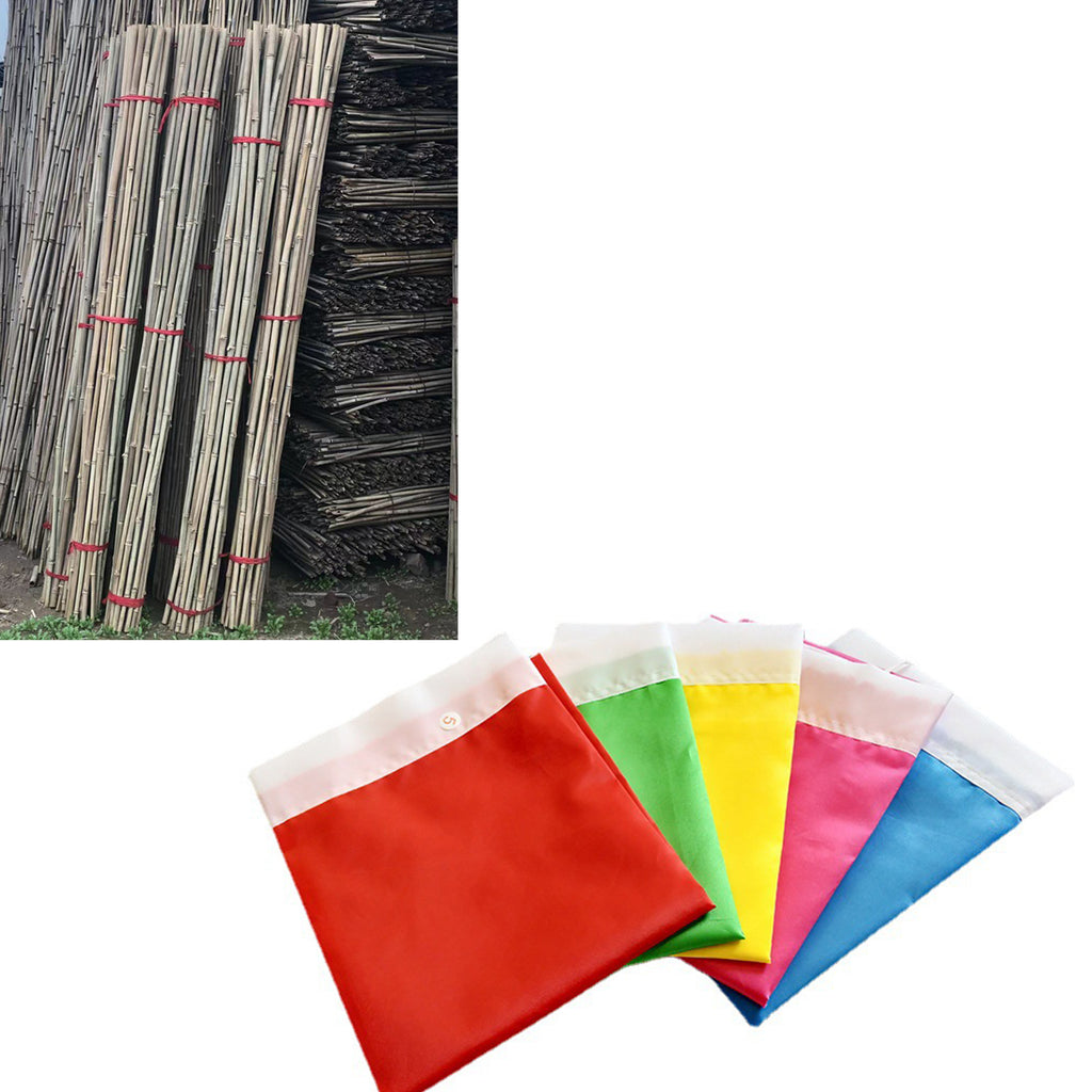 Cheering Flag with Bamboo Pole