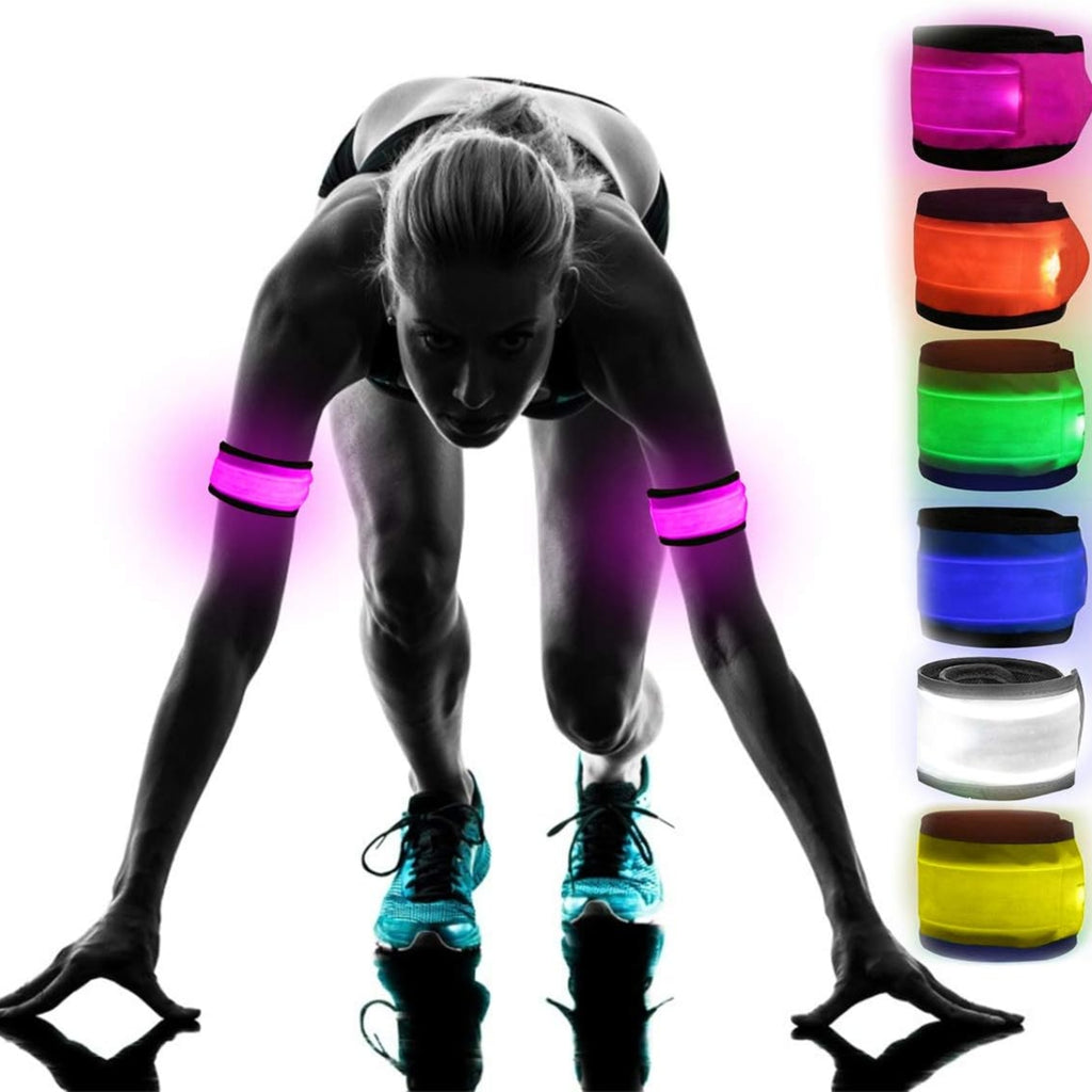 Polyester LED Light-Up Slap Bracelet