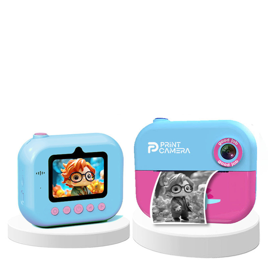 Children Take Pictures And Print Cameras