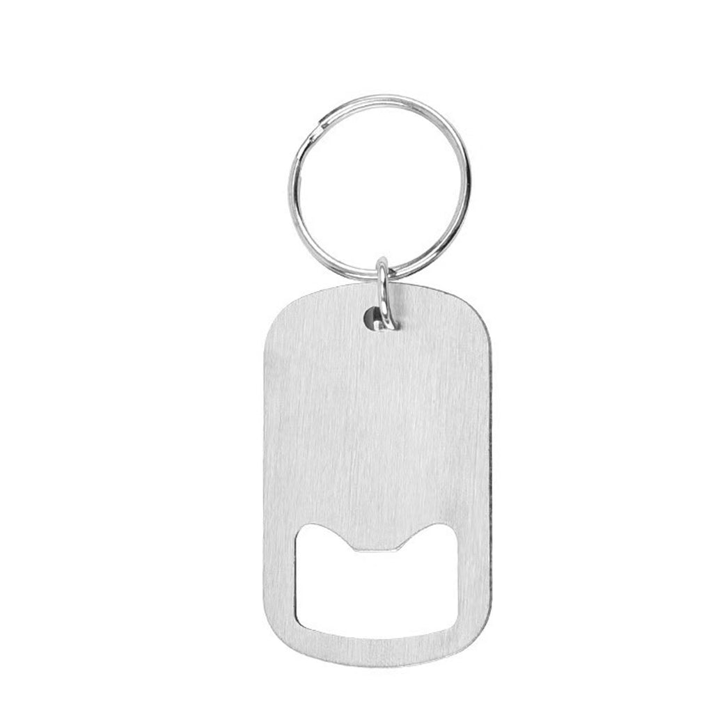 Stainless-Steel Keychain Bottle Opener