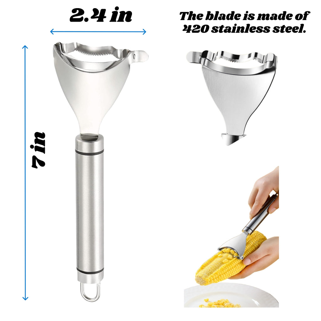 StainlessSteel Corn Kernel EZ Sheller