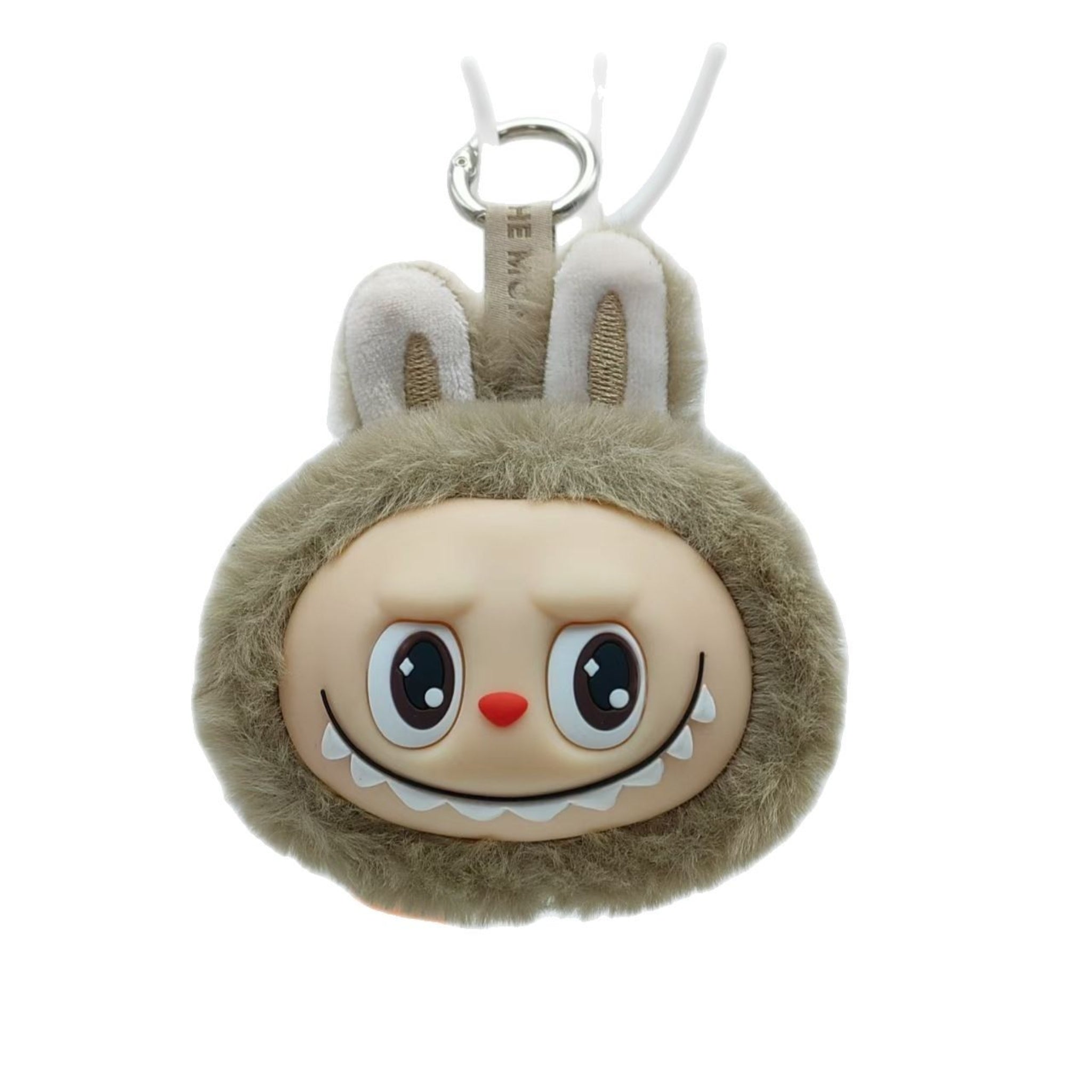 Vinyl Face Labubu Plush Keychain Bubble Rabbit Charm