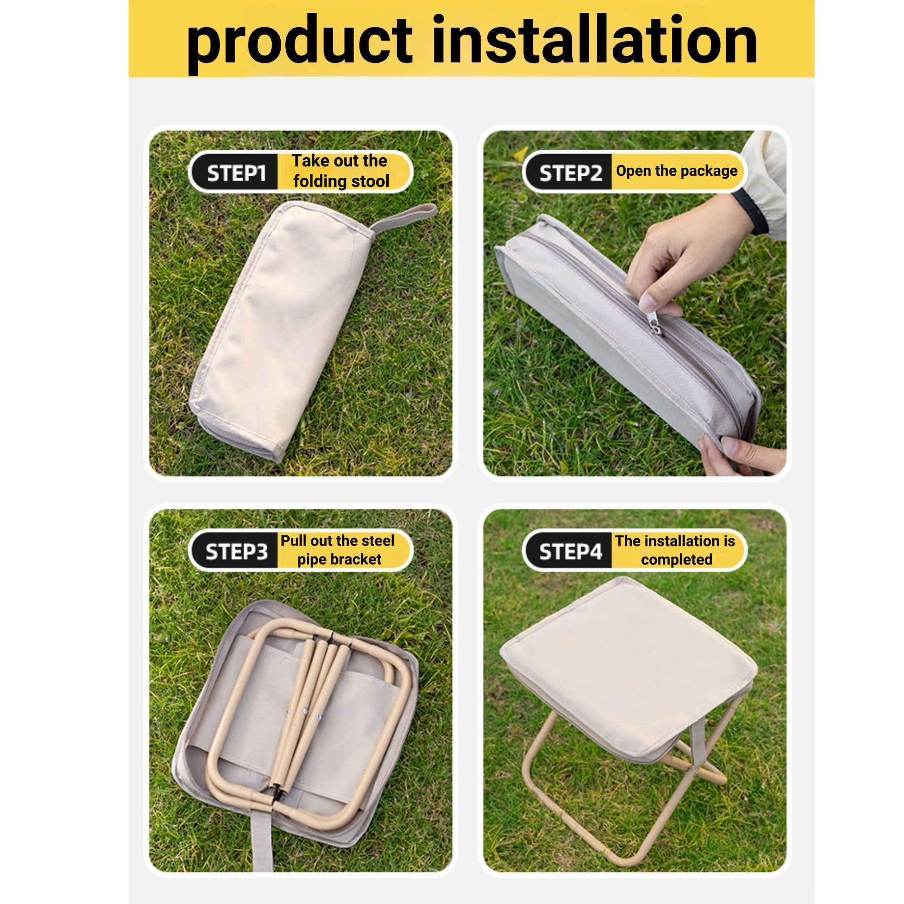Outdoor Compact Folding Stool