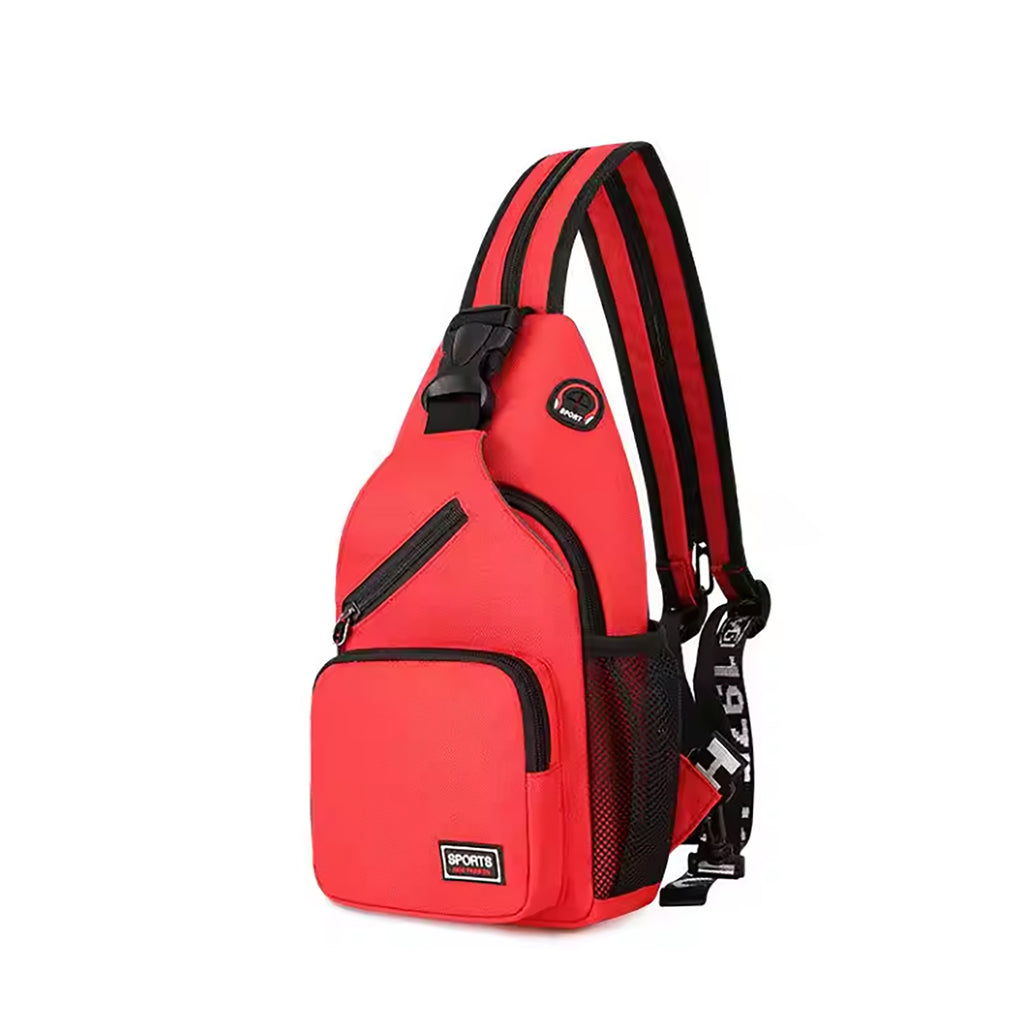 Crossbody Sling Backpack With Earphone Hole