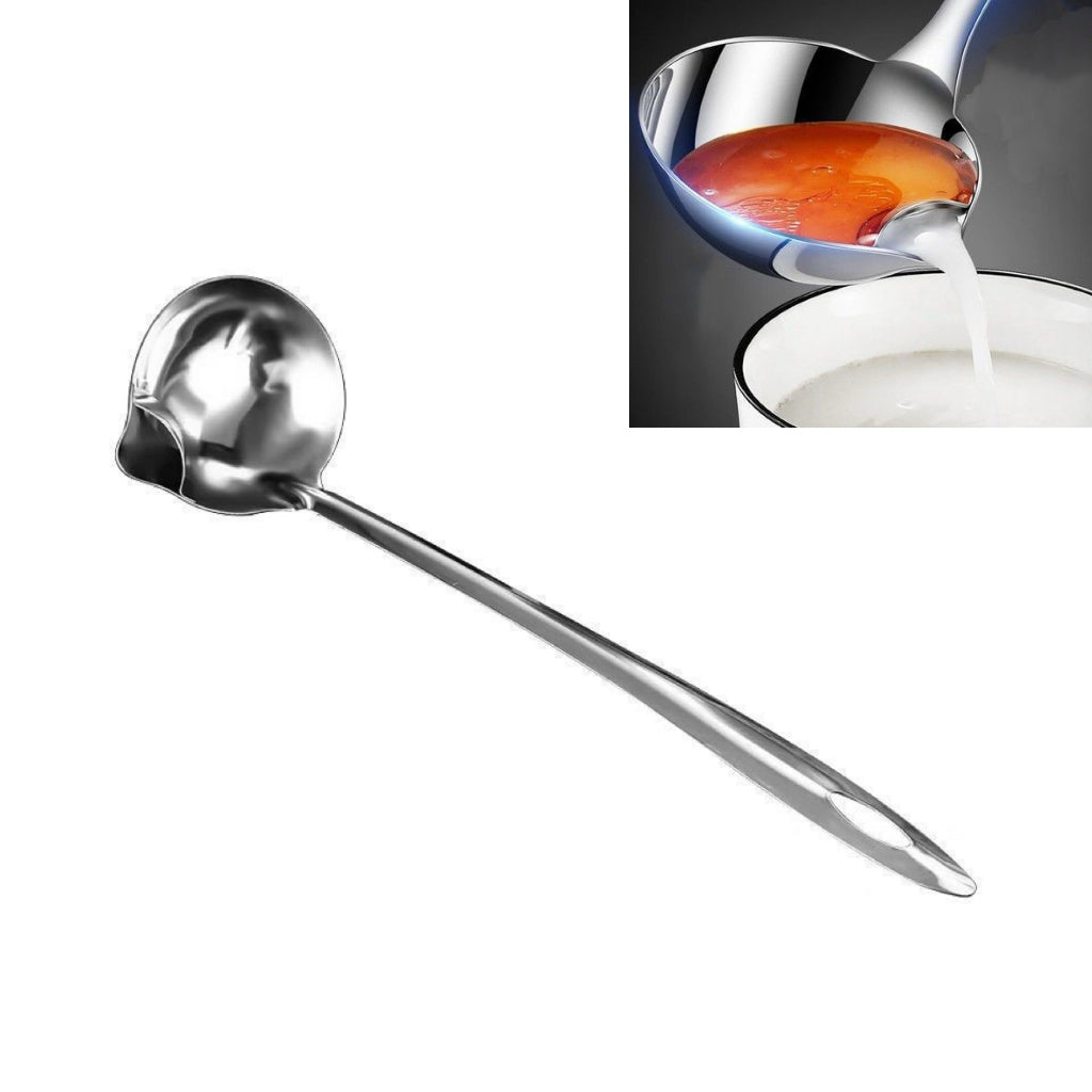 Stainless Steel Oil Strainer Spoon