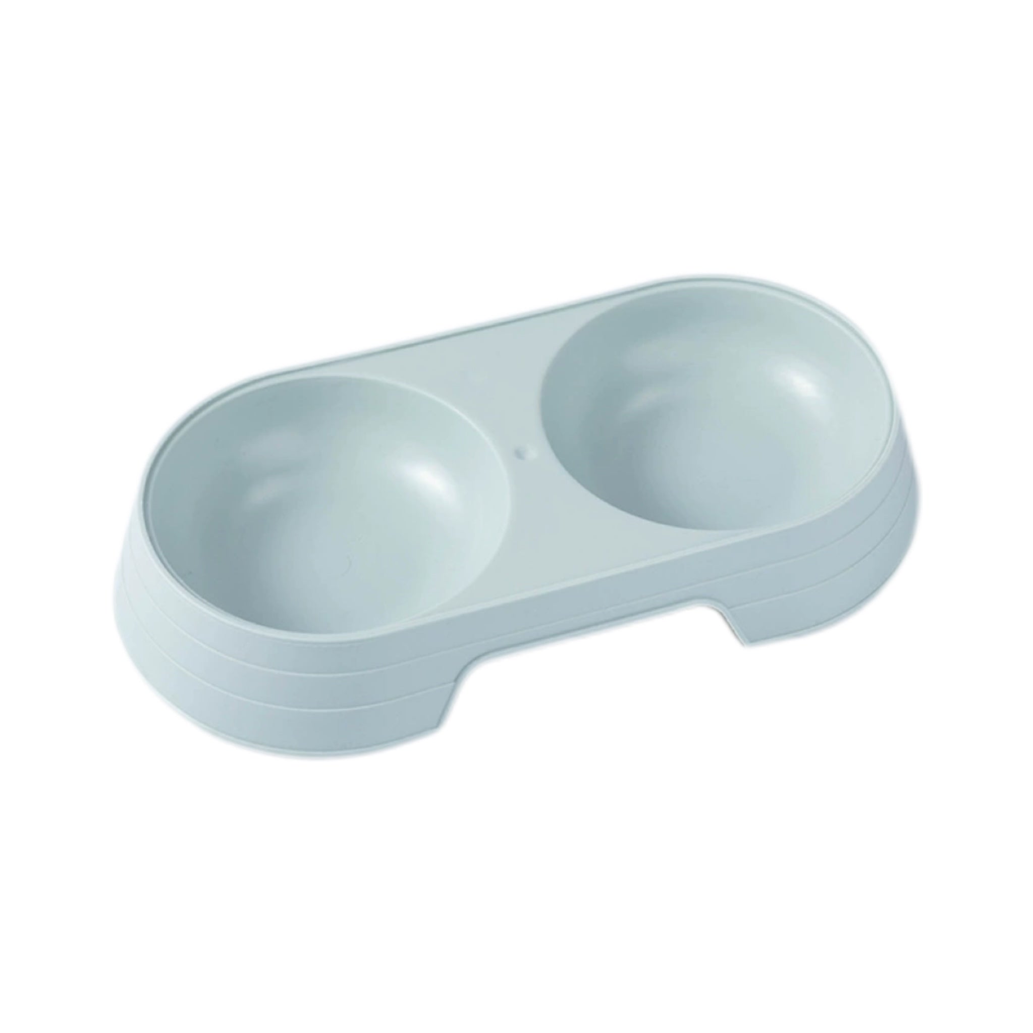 Pet Double-Bowl Cat Feeder