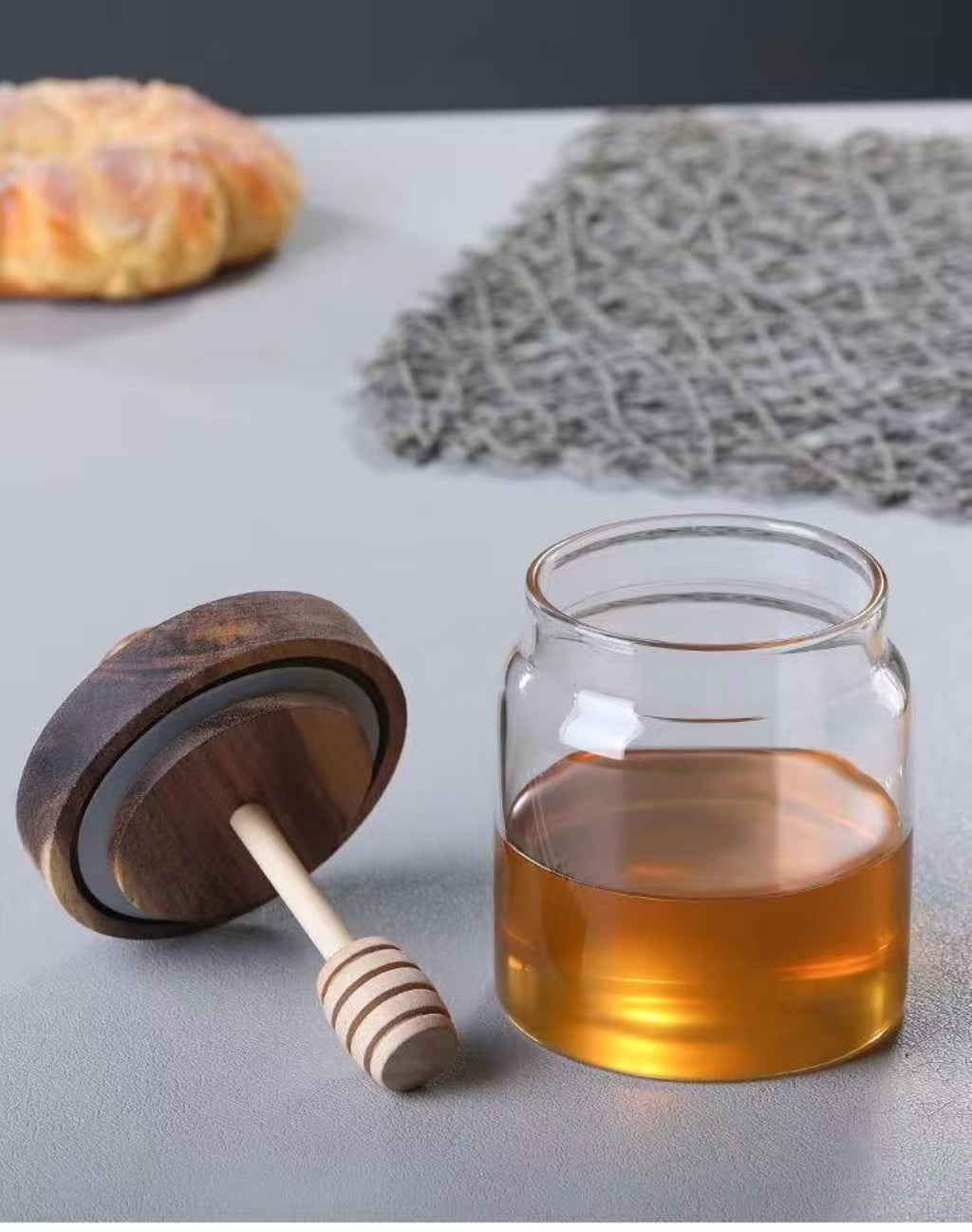 Glass Honey Container