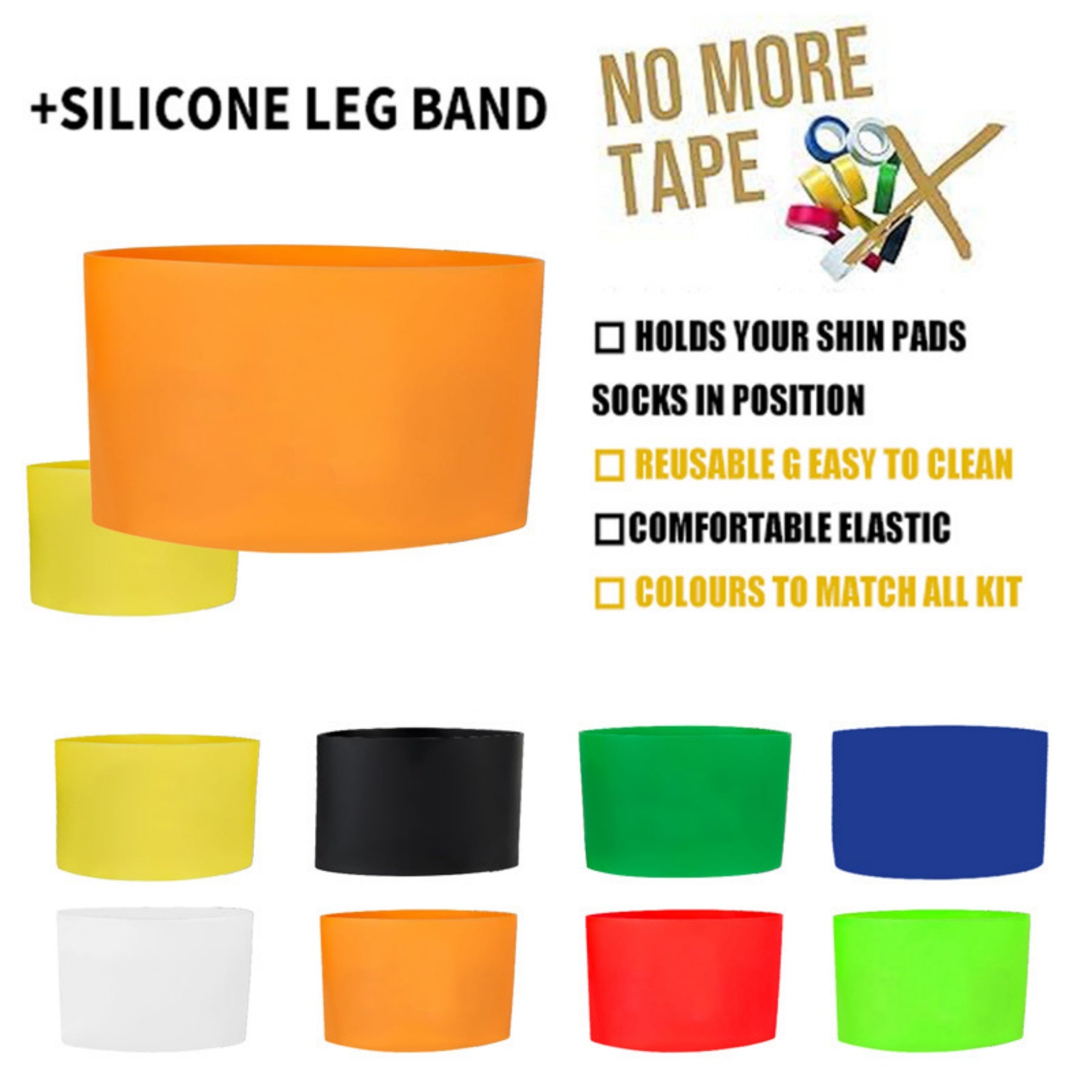 Silicone Soccer Leg Bands
