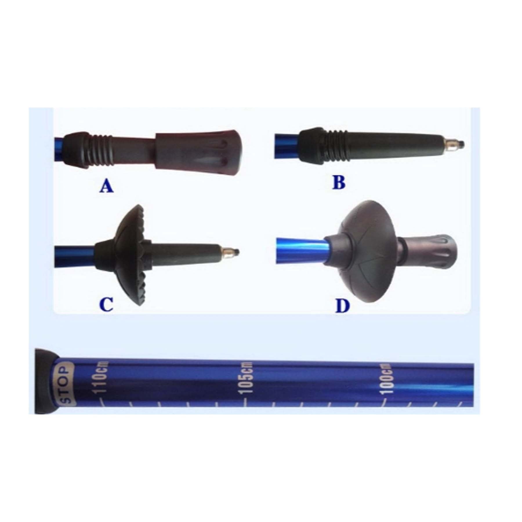 Aluminum Alloy Telescopic Mountain Climbing Staff