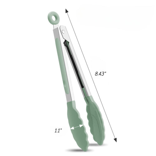 7 Inch Stainless Steel Kitchen Tongs