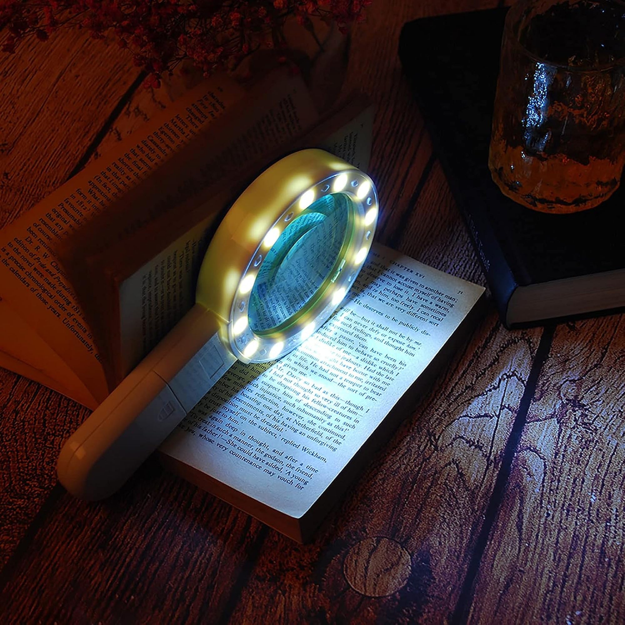 LED Illuminated Lighted Magnifier for Seniors