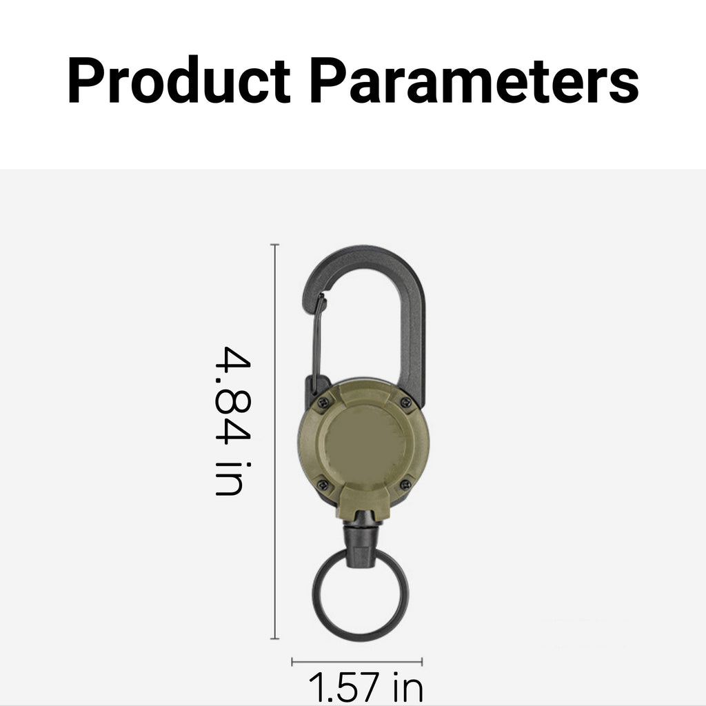Outdoor Tactical Quick-Release Retractable Buckle
