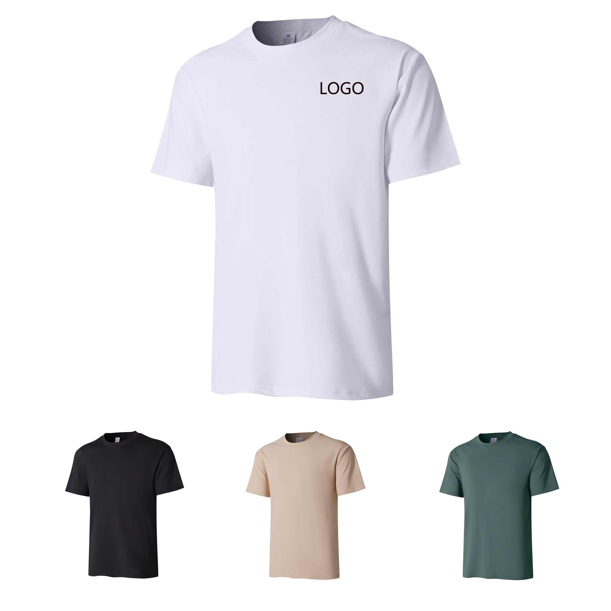 Quick-Dry Crew Neck T-Shirt For Men And Women