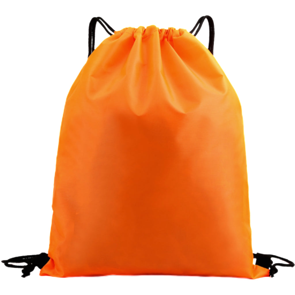 Oxford Fabric Drawstring Backpack With Toggle Closure