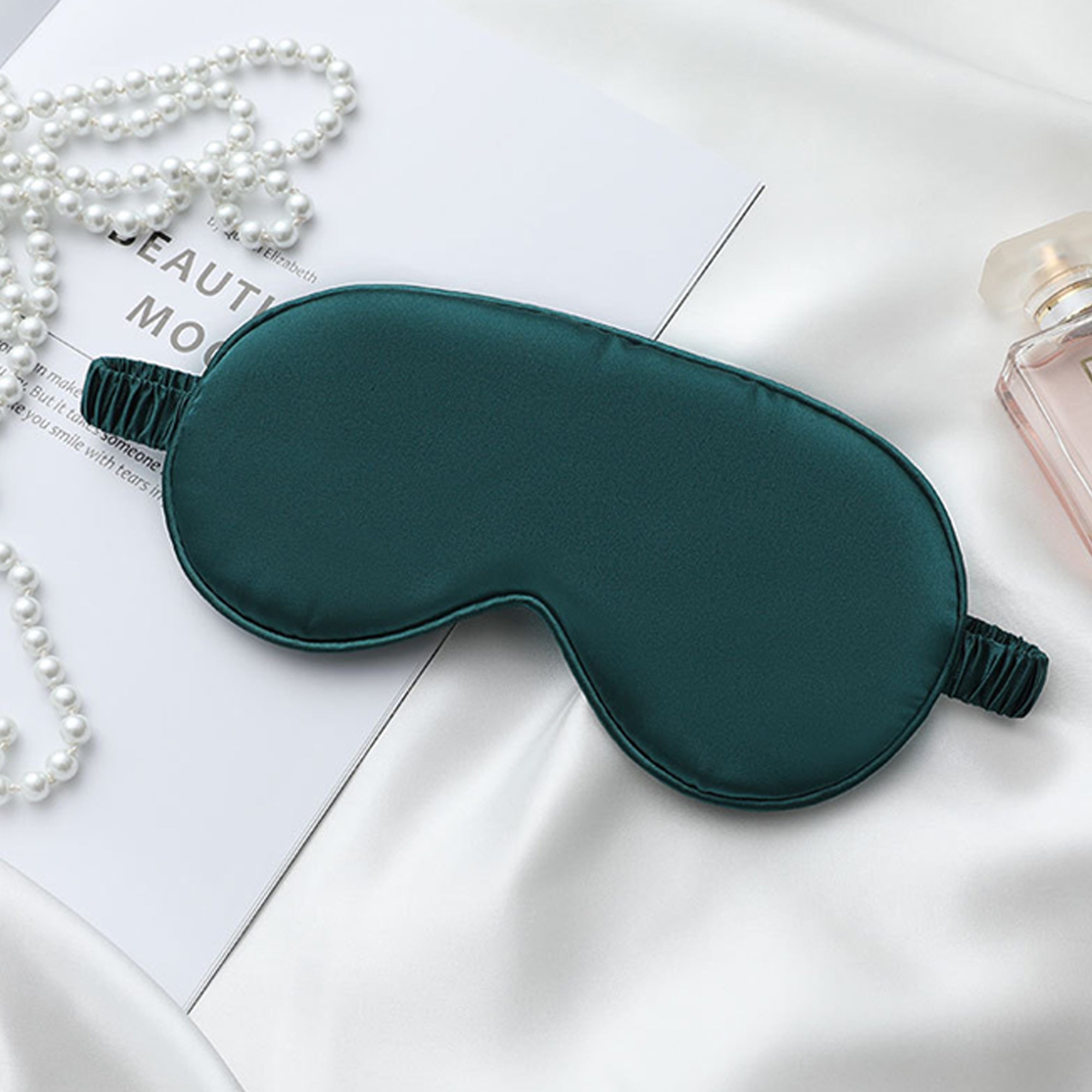 Silk Eye Mask With Elastic Strap