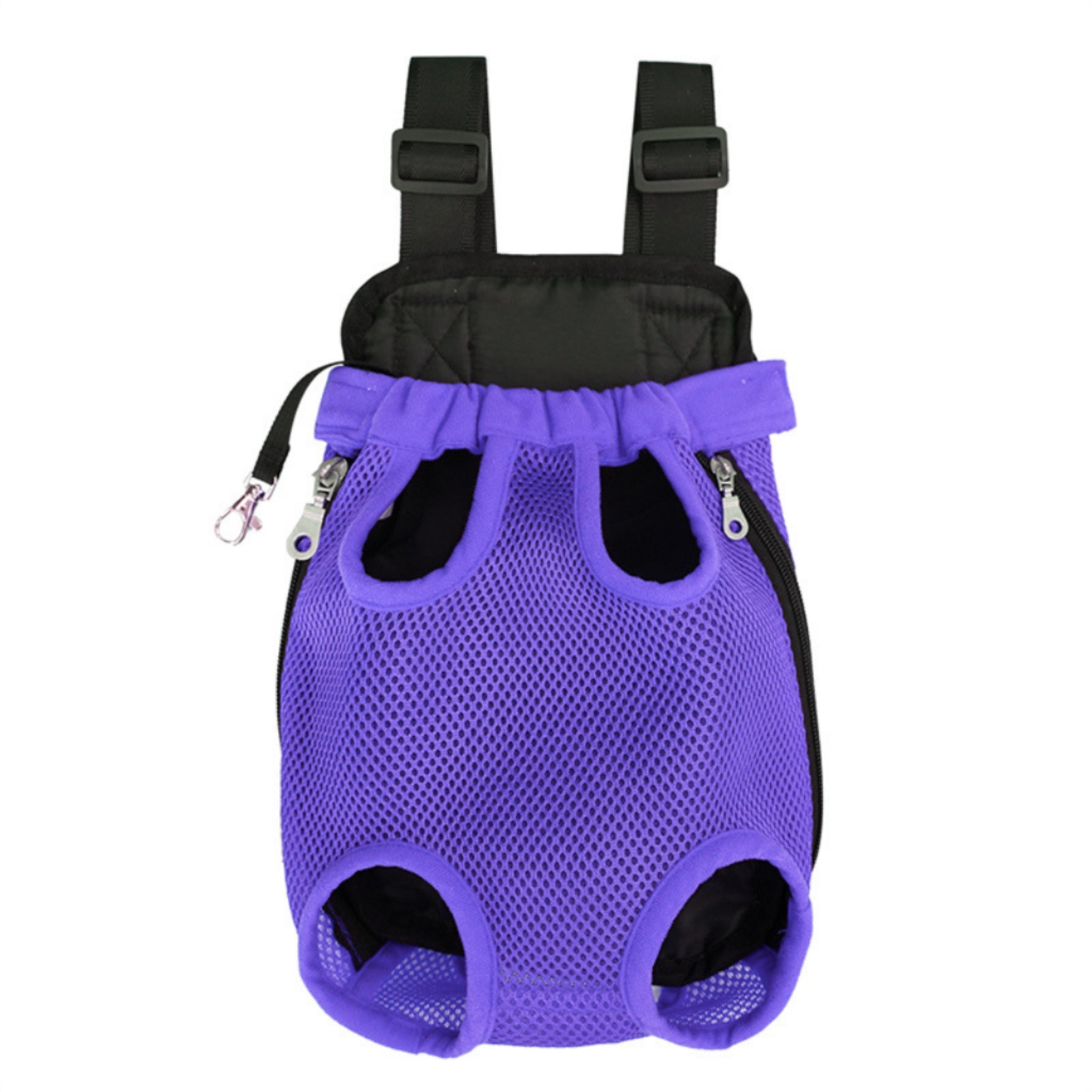 Vented Mesh Pet Carrier Backpack Front Travel Hiking Bike