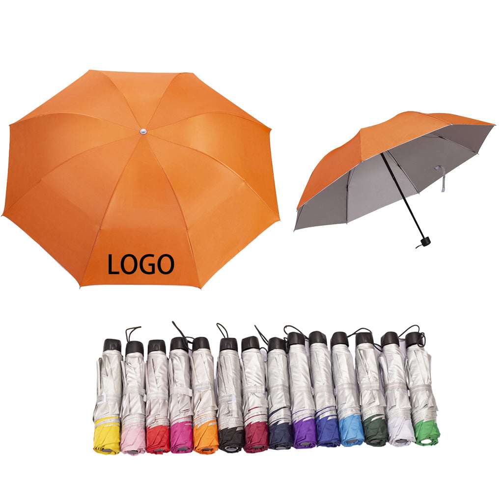Promotional Tri-Fold Silver-Coated Umbrella