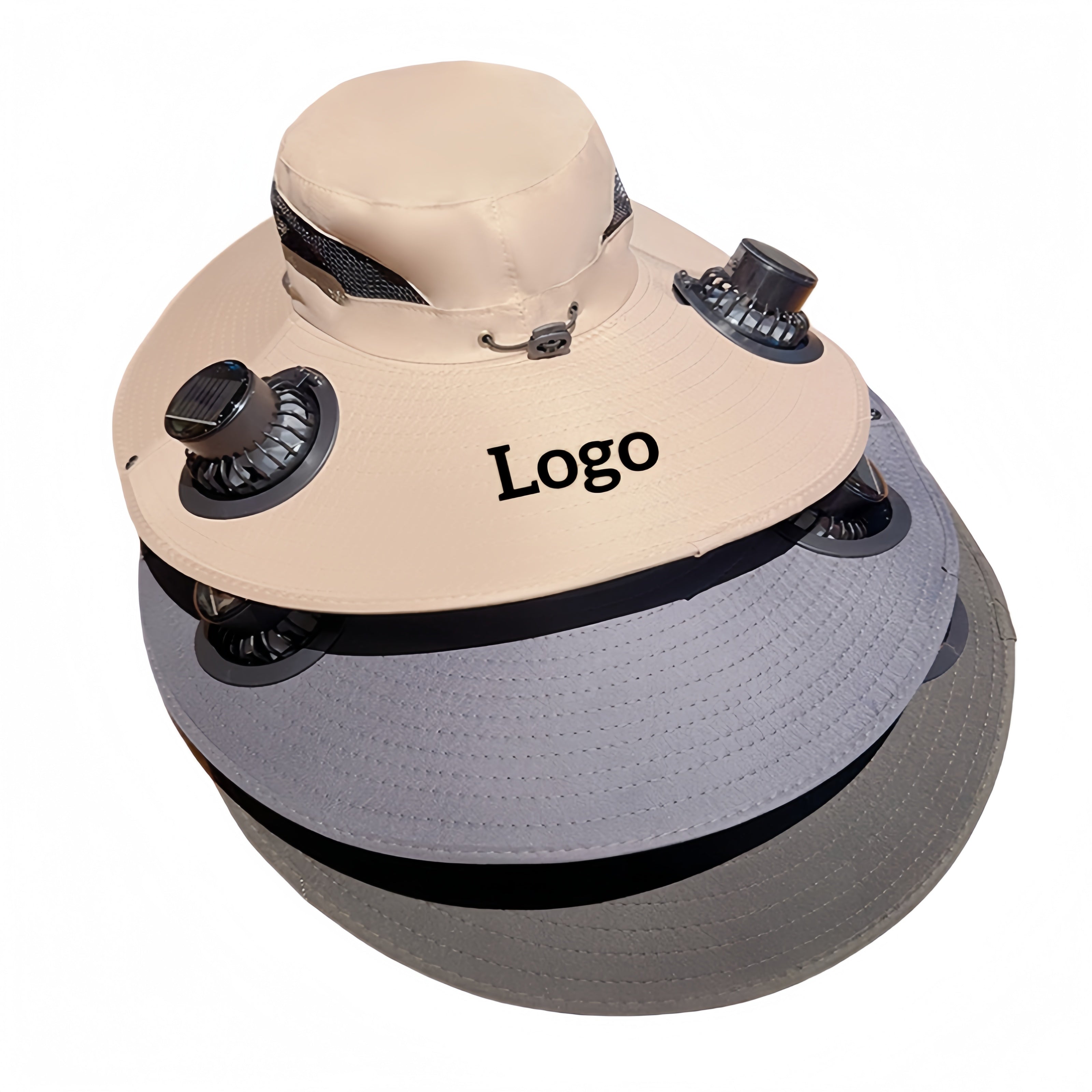 Solar-Powered Usb Charging Fan