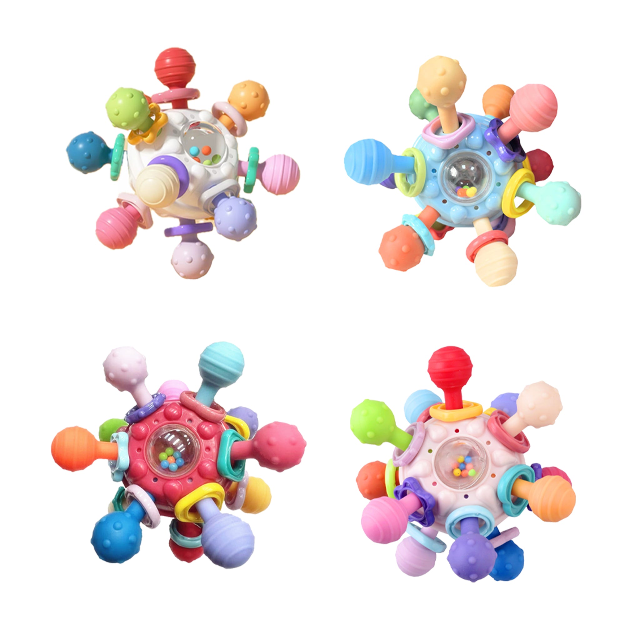 Vibrant Sensory Teething Toy For Baby