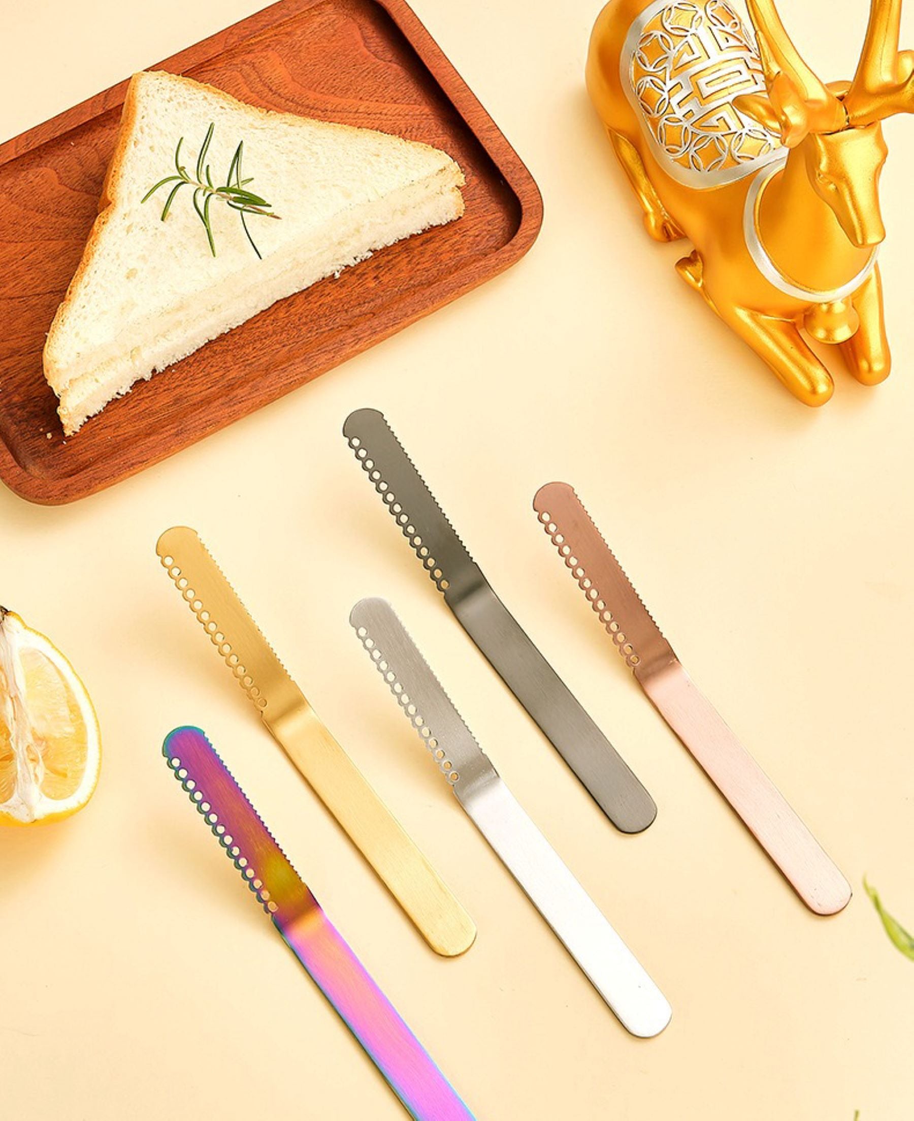 Threaded Butter Knife With Holes
